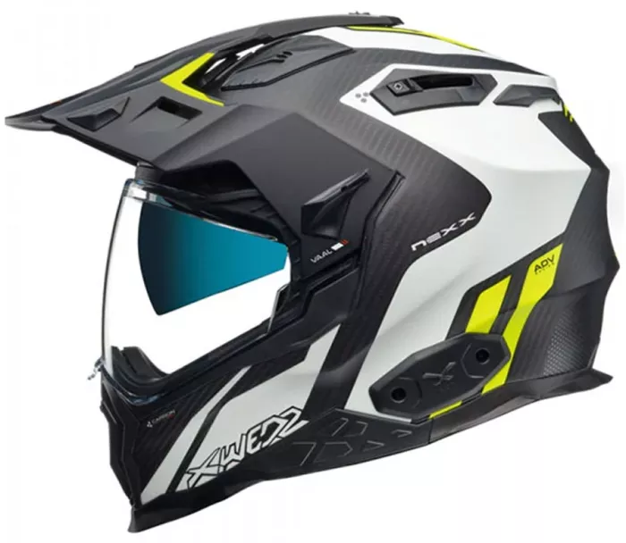 Kask motocyklowy NEXX X.WED 2 VAAL biało/neonowy MT