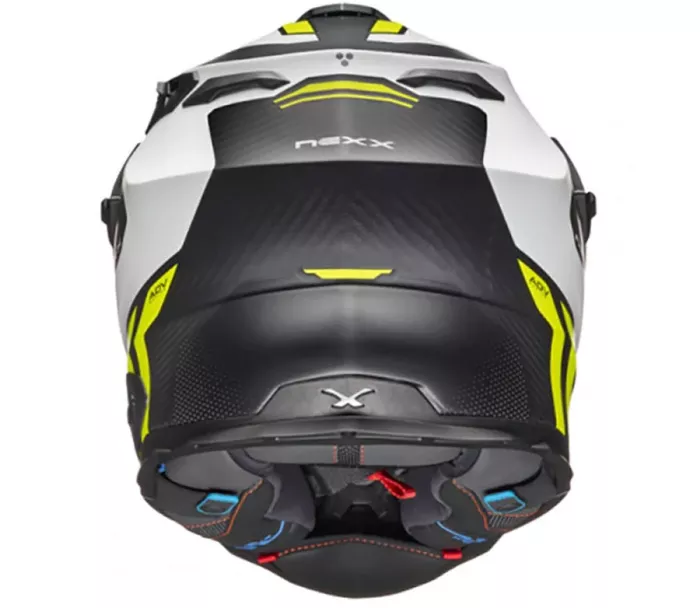 Kask motocyklowy NEXX X.WED 2 VAAL biało/neonowy MT