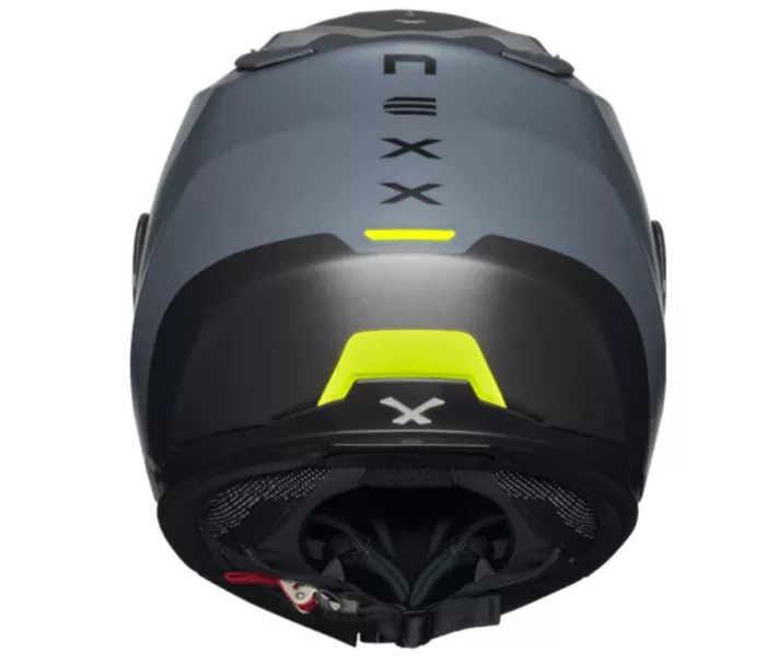 Kask motocyklowy NEXX X.VILITUR STIGEN szaro/neonowy MT