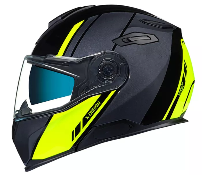 Kask motocyklowy Nexx X.Vilitur Hi-Viz neon / szary