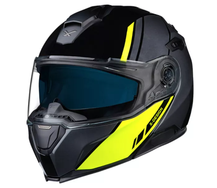 Kask motocyklowy Nexx X.Vilitur Hi-Viz neon / szary