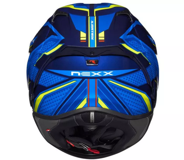 Kask motocyklowy NEXX X.R3R PRECISION niebieski/neon MT