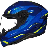 Kask motocyklowy NEXX X.R3R PRECISION niebieski/neon MT