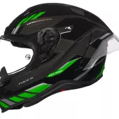 Kask motocyklowy NEXX X.R3R PRECISION czarno/zielony MT