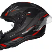 Kask motocyklowy NEXX X.R3R PRECISION czarno/czerwony MT