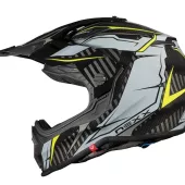 Kask motocyklowy NEXX X.WRL ATIKA szary neonowy