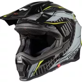 Kask motocyklowy NEXX X.WRL ATIKA szary neonowy