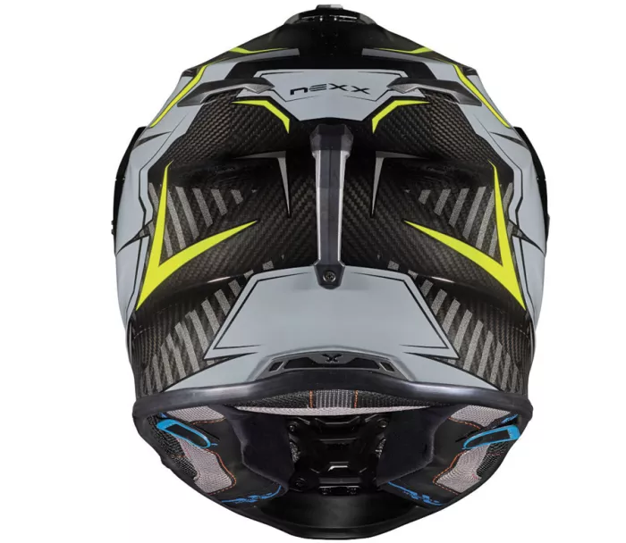 Kask motocyklowy NEXX X.WRL ATIKA szary neonowy