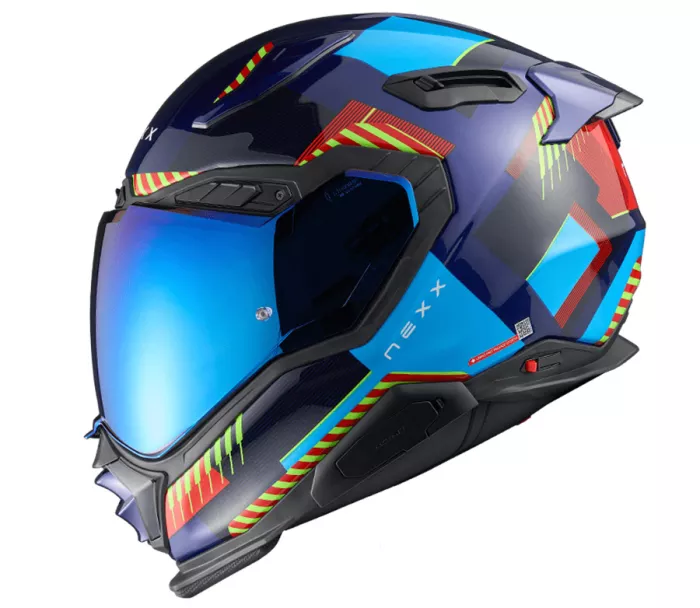 Integralny kask NEXX X.WST 3 Fluence blue red