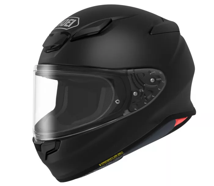 Sportowy kask podróżny Shoei NXR2 w kolorze czarnym matowym