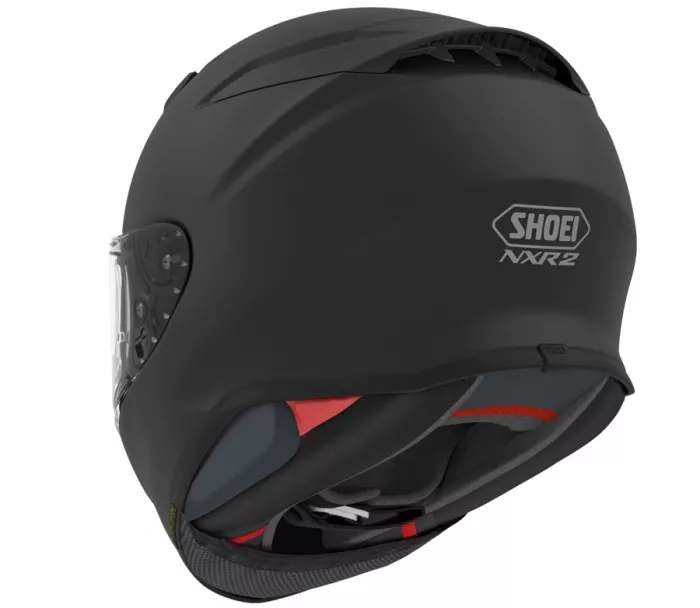 Sportowy kask podróżny Shoei NXR2 w kolorze czarnym matowym