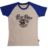 T-shirt damski Rusty Pistons RPTSW39 She beżowo-niebiesk