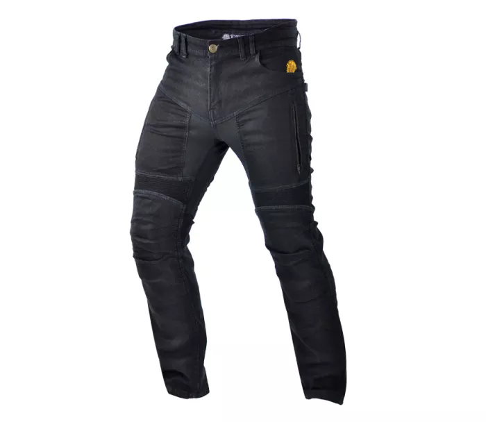 Jeansy Kevlar motocyklowe Trilobite Parado czarne SLIM (przedłużone) rozmiar 40