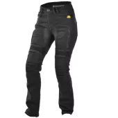 Damskie jeansy Kevlar na motocykl Trilobite Parado czarne rozmiar 28