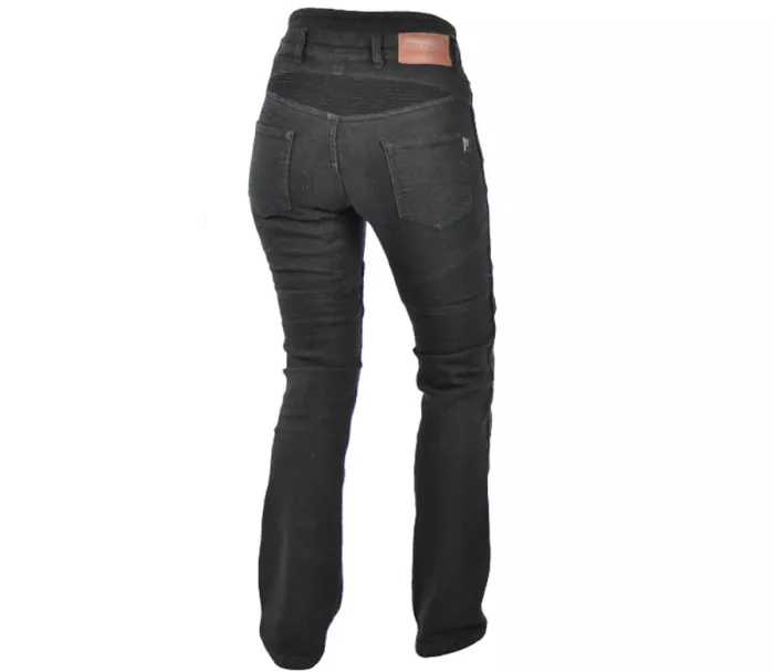 Damskie jeansy Kevlar na motocykl Trilobite Parado czarne rozmiar 28