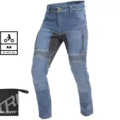 Męskie jeansy motocyklowe Trilobite Parado skinny fit blue level 2