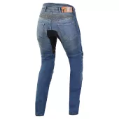 Damskie dżinsy motocyklowe Trilobite Parado skinny fit blue level 2