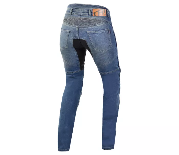 Damskie dżinsy motocyklowe Trilobite Parado skinny fit blue level 2