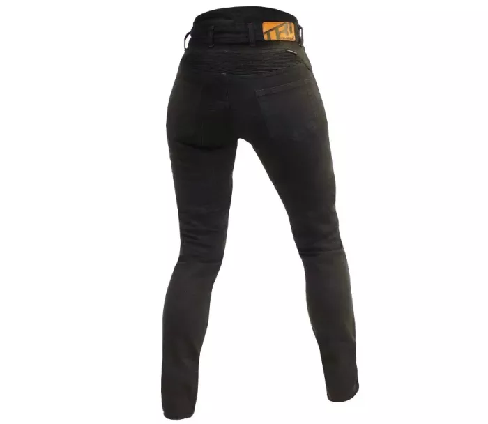 Damskie dżinsy motocyklowe Trilobite Parado skinny fit black level 2 (Rozszerzony)