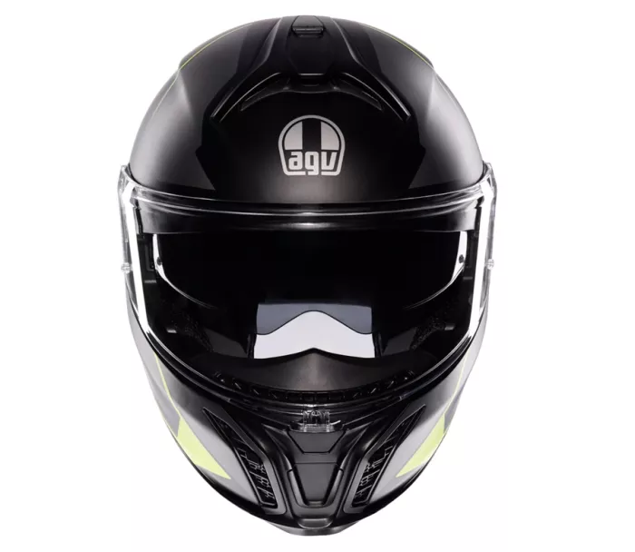 Kask motocyklowy AGV TOURMODULAR E2206 MULTI MPLK PERCEPTION BLACK/YEL