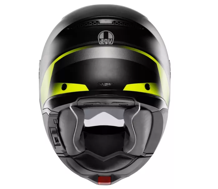 Kask motocyklowy AGV TOURMODULAR E2206 MULTI MPLK PERCEPTION BLACK/YEL