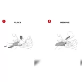 Shad X010PS System szpilek System mocowania Honda