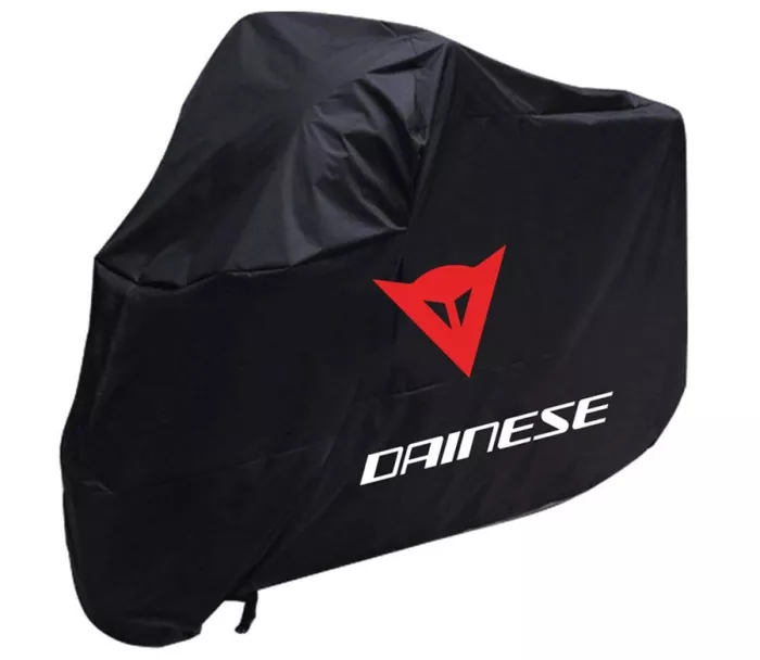 Dainese BIKE COVER EXPLORER przepłyń nad motocyklem CZARNY