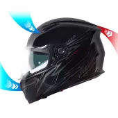 Kask motocyklowy XRC Pure GP 5 czarny / szary