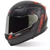 Kask motocyklowy XRC Pure GP 6 matowy czarno/czerwony