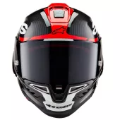 Integralny kask Alpinestars Supertech R10 Element black/carbon bright red/white gloss