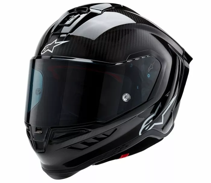 Kask motocyklowy Alpinestars Supertech R10 Solid black carbon matt/glossy