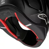 Kask motocyklowy Alpinestars Supertech R10 Solid black carbon matt/glossy