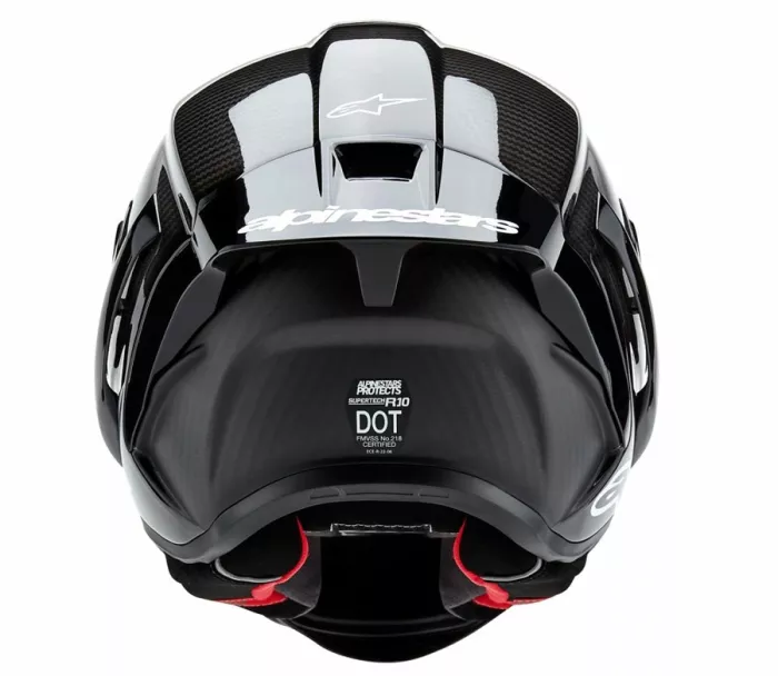 Kask motocyklowy Alpinestars Supertech R10 Solid black carbon matt/glossy