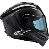 Kask motocyklowy Alpinestars Supertech R10 Solid black carbon matt/glossy