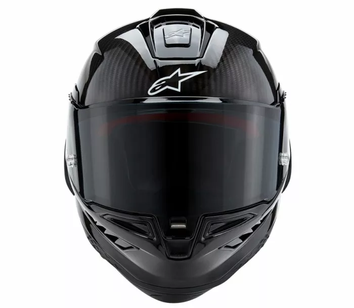 Kask motocyklowy Alpinestars Supertech R10 Solid black carbon matt/glossy