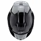 Kask motocyklowy Alpinestars Supertech R10 Solid black carbon matt/glossy