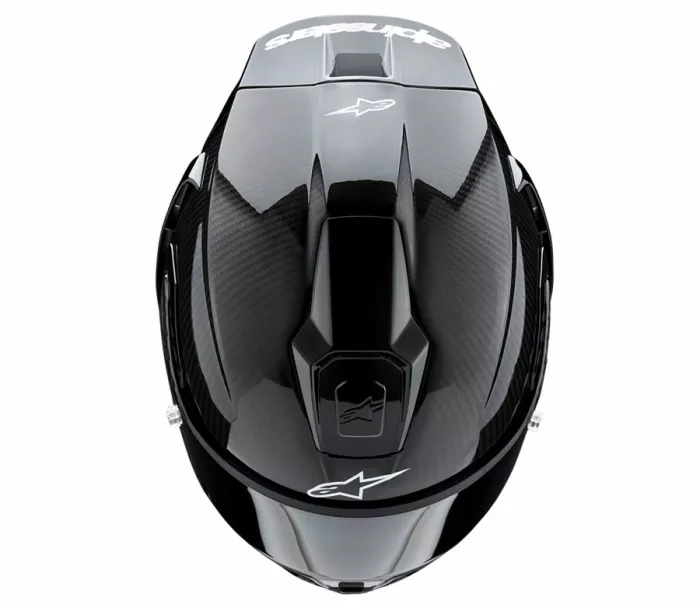 Kask motocyklowy Alpinestars Supertech R10 Solid black carbon matt/glossy