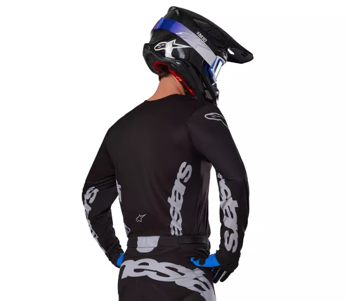 Koszulka motocrossowa Alpinestars Racer Graphite black/grey