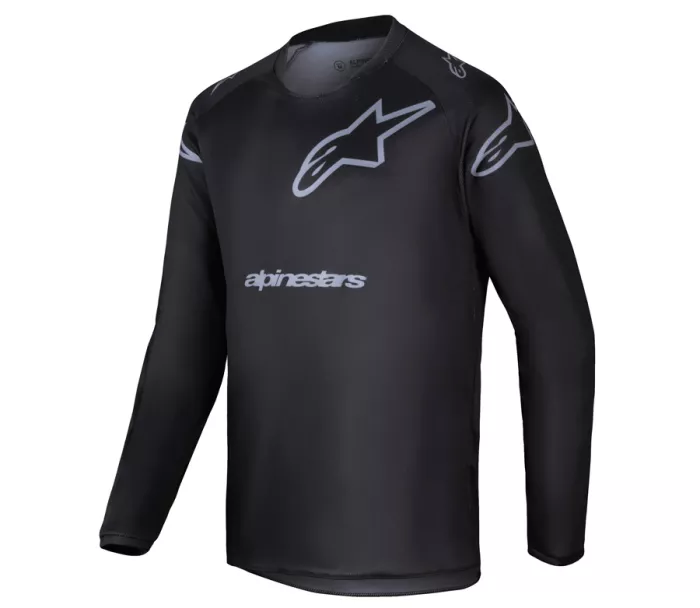 Koszulka dziecięca Alpinestars Racer Graphite black/grey