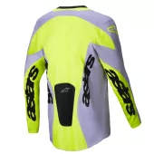 Koszulka motocrossowa Alpinestars Racer Veil grey/yellow fluo