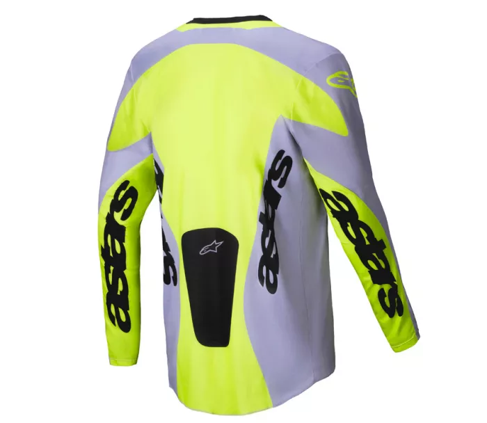 Koszulka motocrossowa Alpinestars Racer Veil grey/yellow fluo