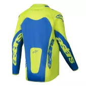 Koszulka dziecięca Alpinestars Racer Veil yellow fluo/blue