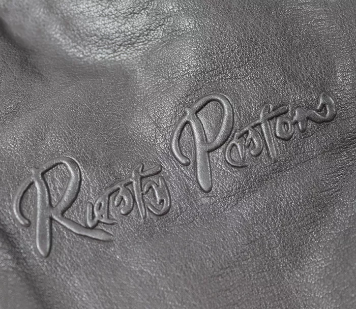 Kurtka skórzana Rusty Pistons RPJAM33 Shearling Aero brązowa