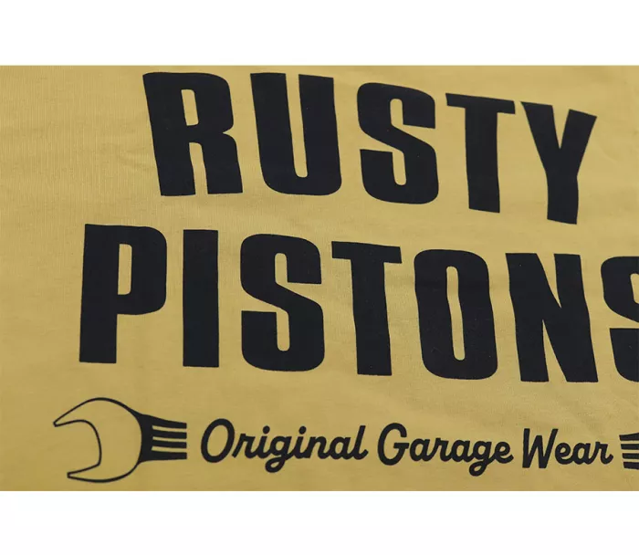 Koszulka Rusty Pistons RPTSM83 Burney beżowo-niebieska