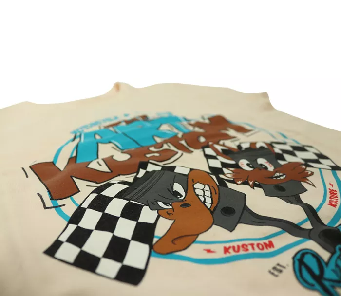 T-shirt dziecięcy Rusty Pistons RPTCH03 Rusty duck beżowy