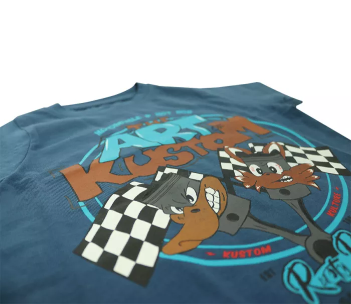 T-shirt dziecięcy Rusty Pistons RPTCH01 Rusty duck granatowy