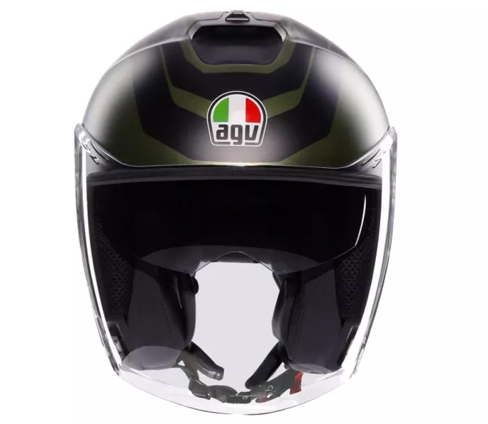 Kask otwarty AGV IRIDES E2206 SAKAI MATT GREEN/BLACK