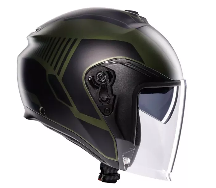 Kask otwarty AGV IRIDES E2206 SAKAI MATT GREEN/BLACK