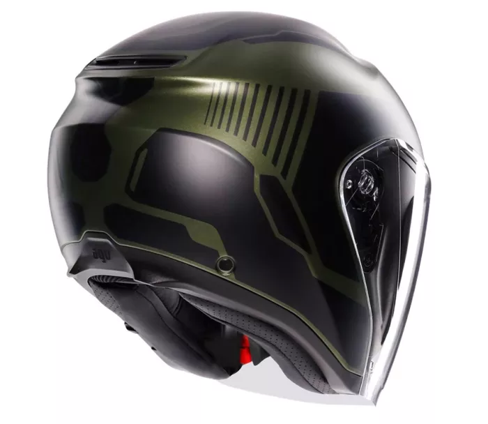 Kask otwarty AGV IRIDES E2206 SAKAI MATT GREEN/BLACK