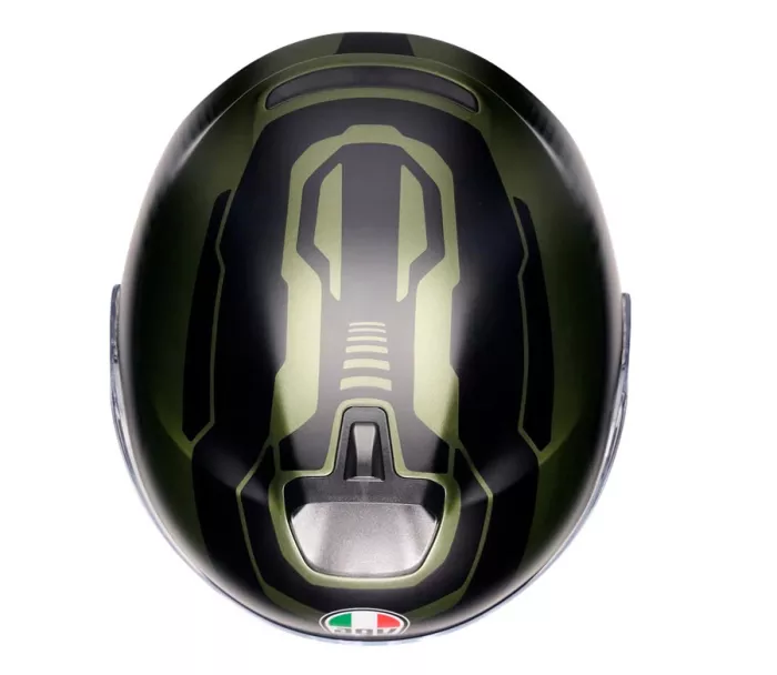 Kask otwarty AGV IRIDES E2206 SAKAI MATT GREEN/BLACK